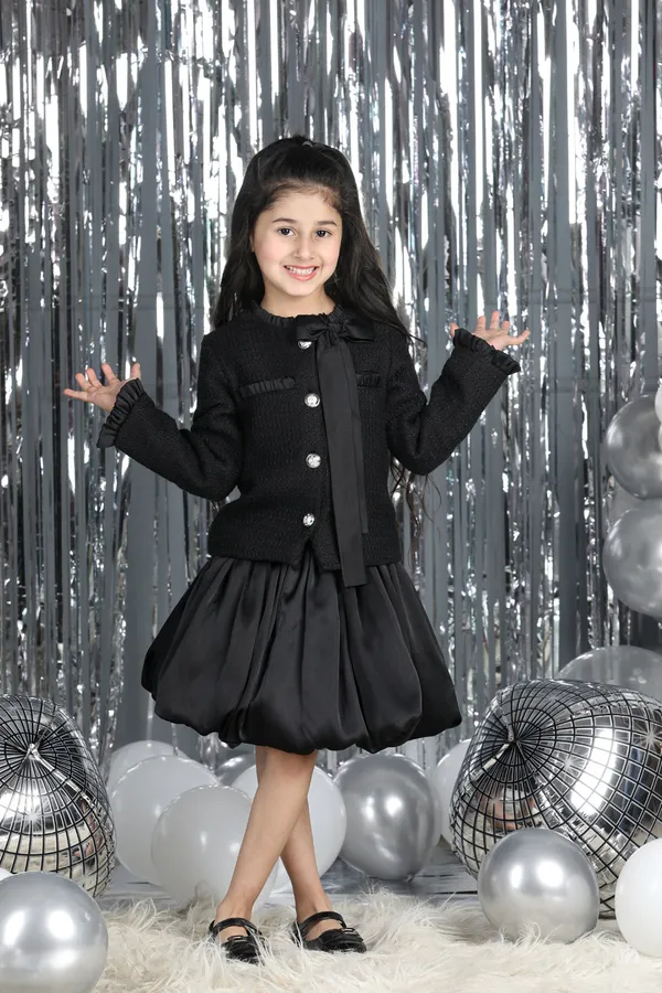 Tweed_Coat_With_Bow_N_Balloon_Skirt_Black