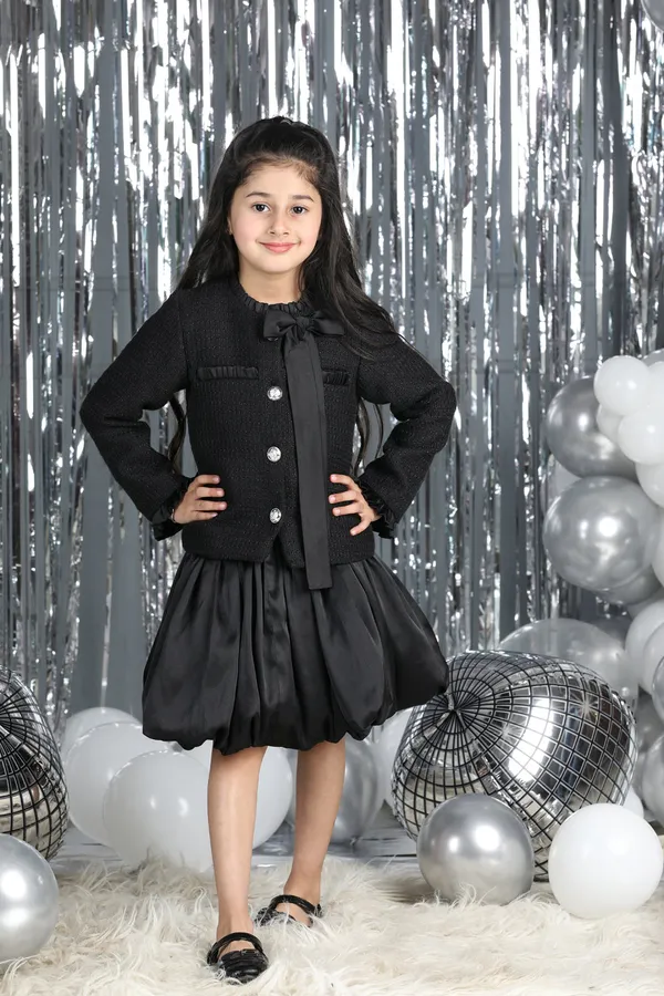 Tweed_Coat_With_Bow_N_Balloon_Skirt_Black