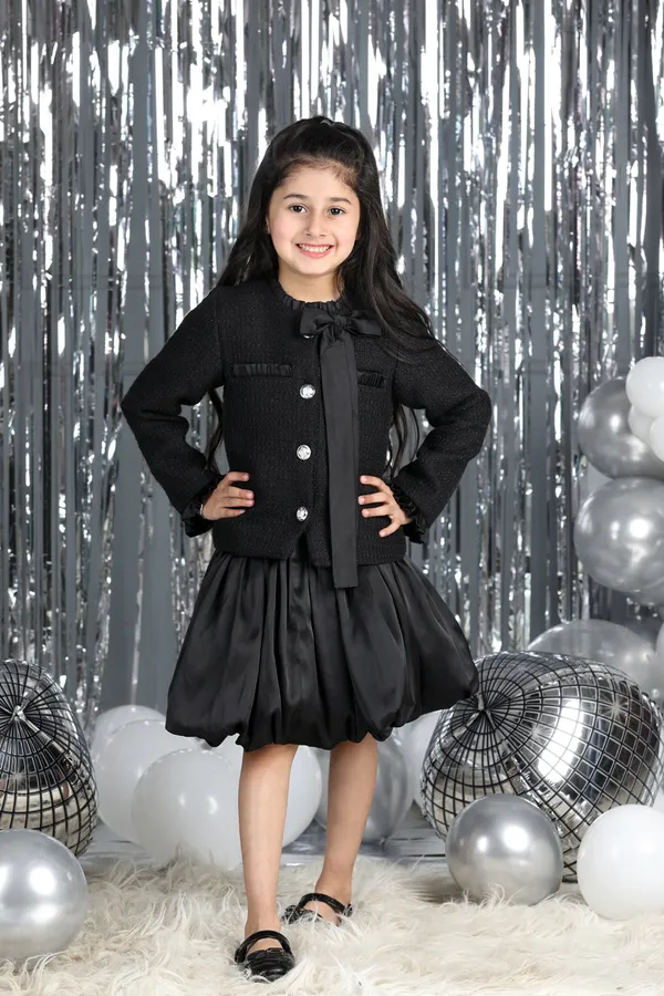 Tweed_Coat_With_Bow_N_Balloon_Skirt_Black