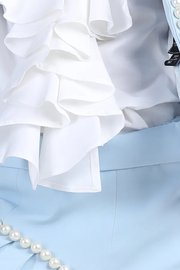 Coord_Set_With_Pleated_Skirt_N_Pearl_Embroidery_And_Detailing_On_Cuff_Ice_Blue