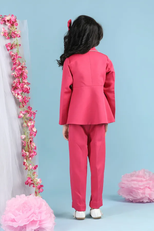 Two_Piece_Coord_Set_With_Piping_And_Bow_Detsailing_Hot_Pink