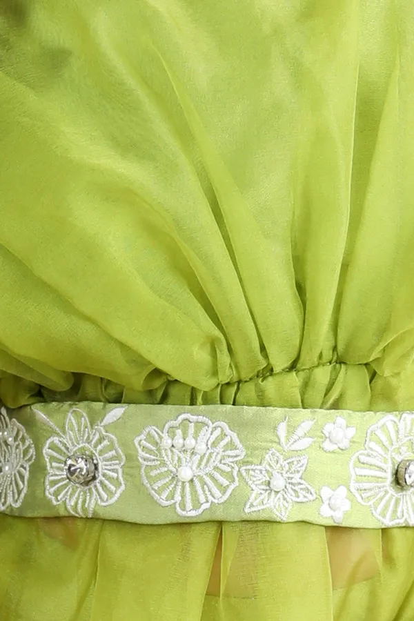 Organza_Top_With_Embroided_Pants_And_Belt_Embellished_With_Stone_And_Perls_Green