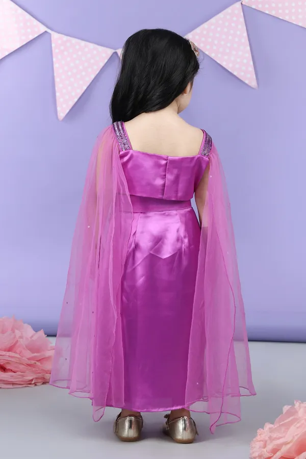 Heavy_Embroidered_Top_With_Dhoti_Style_Skirt_Purple