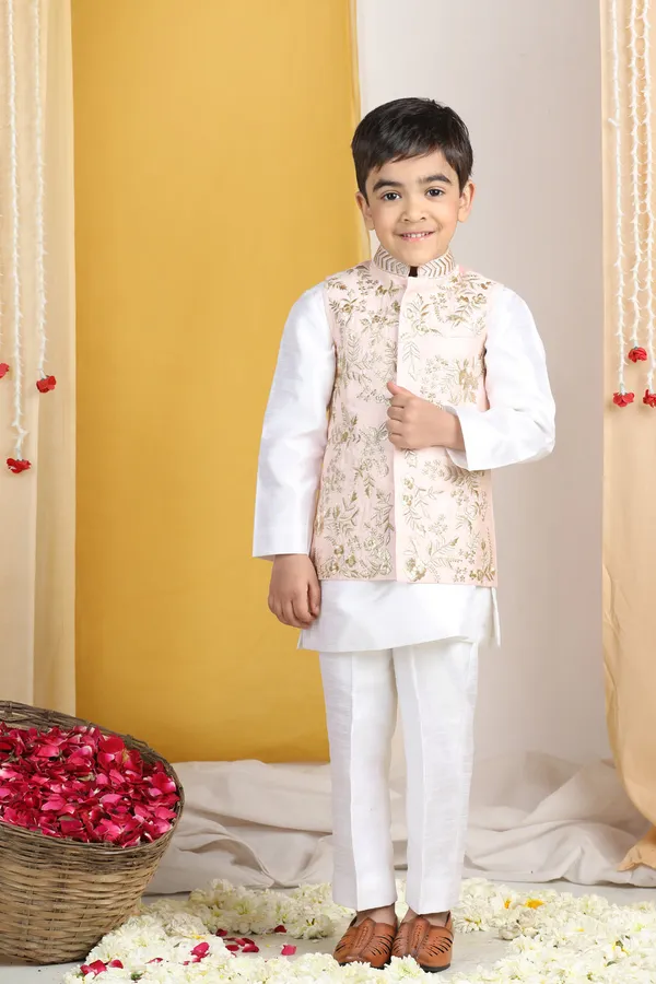 Zari_Work_Jacket_With_Kurta_Pajama_White