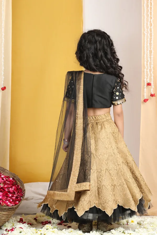 Sequence_N_Coin_Work_With_Banarsi_Lehenga_With_Cut_Work_Black