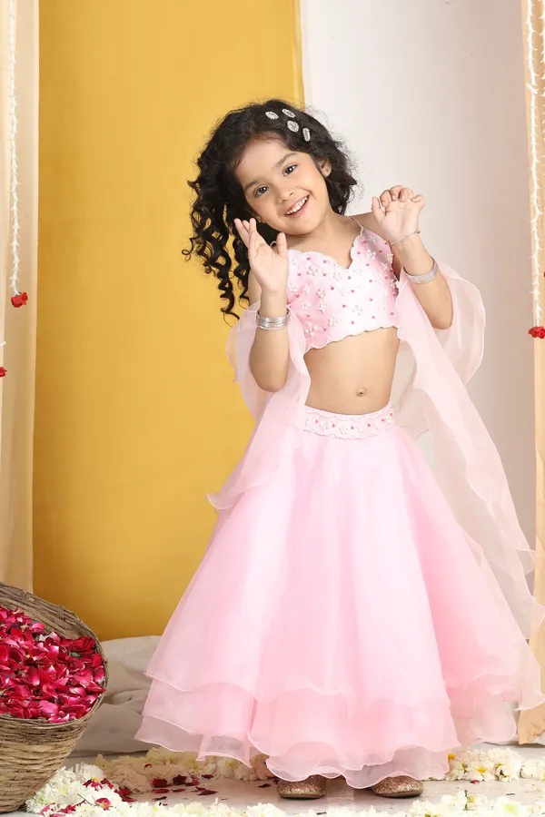 Pearl_Work_On_Blouse_With_Organza_Lehenga_Pink