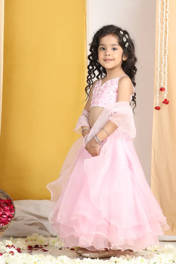 Pearl_Work_On_Blouse_With_Organza_Lehenga_Pink