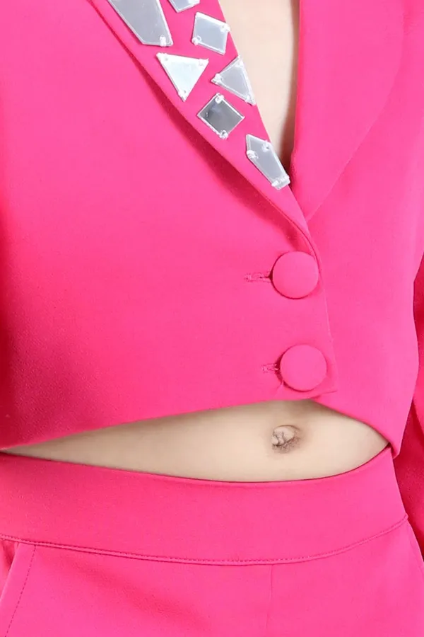 Acrylic_Co_Ord_Set_Hot_Pink