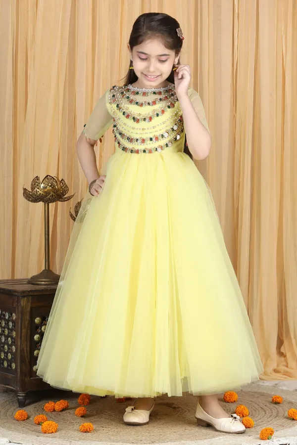 Anarkali_With_Embroidert_Yellow