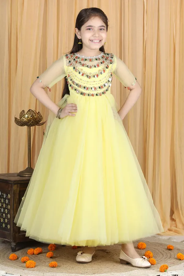 Anarkali_With_Embroidert_Yellow