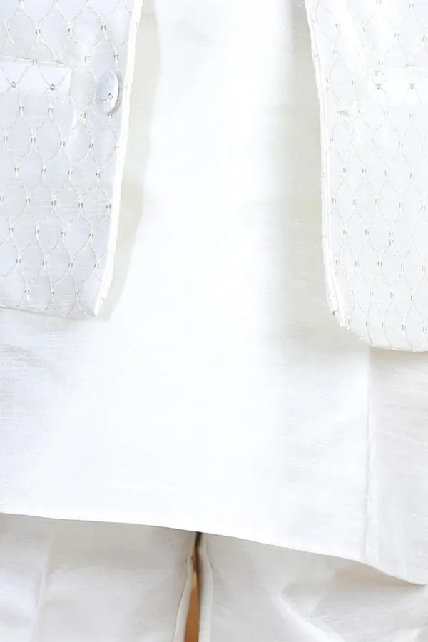 Kurta_Pajama_With_Sleeveless_Jacket_White
