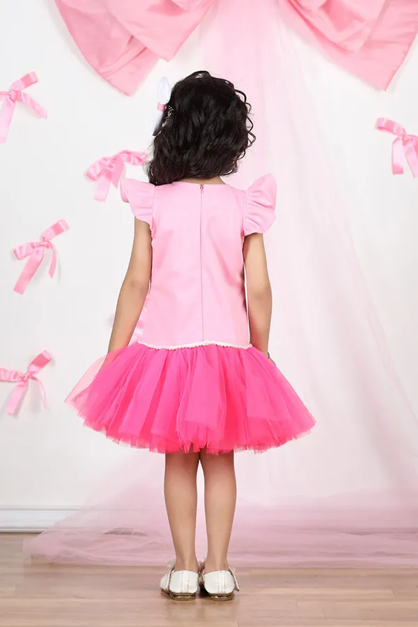 Pink_Dress_With_Bow_N_Net_Pink