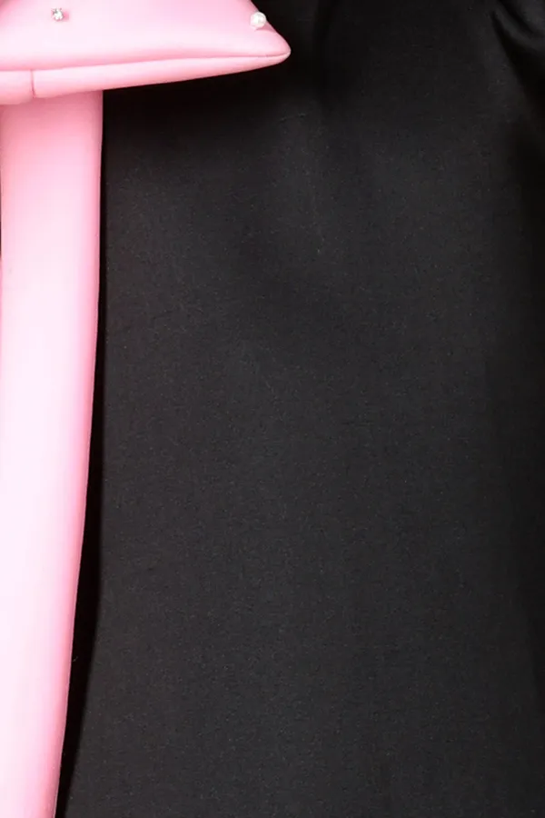 Black_Dress_With_Tulles_And_Bow_Detailing_Black