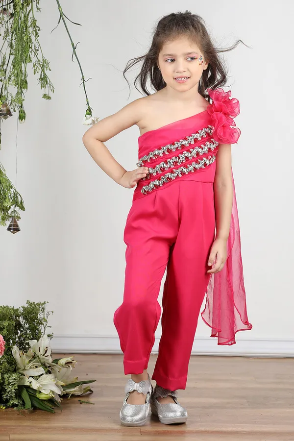 Hot_Pink_Off_Shoulder_Jumpsuit_With_Attach_Draoe_And_Stone_And_Beads_Work_Hot_Pink