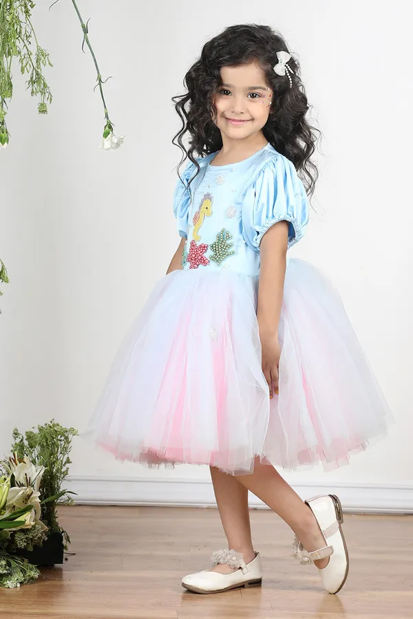 Ice_Blue_Mermaid_Theme_Dress_With_Embroidery_Ice_Blue