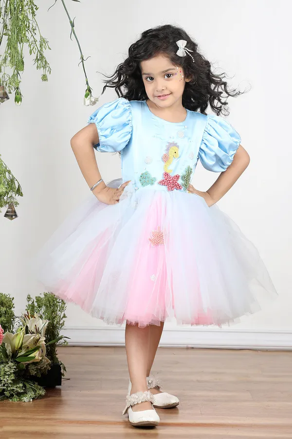 Ice_Blue_Mermaid_Theme_Dress_With_Embroidery_Ice_Blue