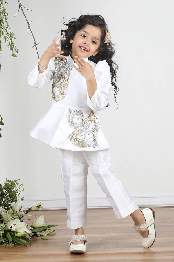 White_Coat_Style_Top_With_Sequence_Embroidery_White