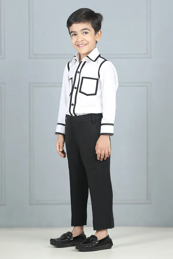 White_And_Black_Shirt_With_Taping_White_N_Black