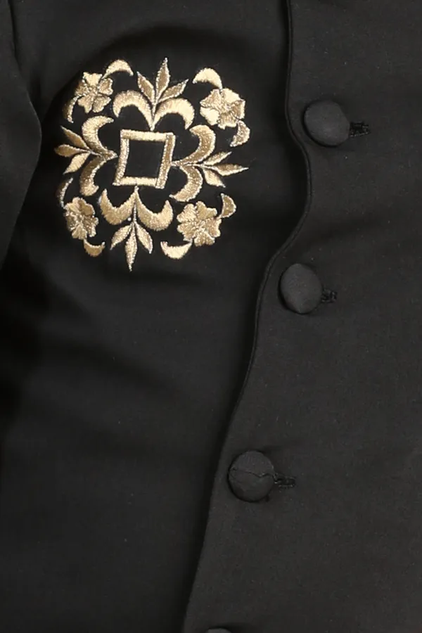 Boy_Bandhgala_With_Thread_Embroidery_Black
