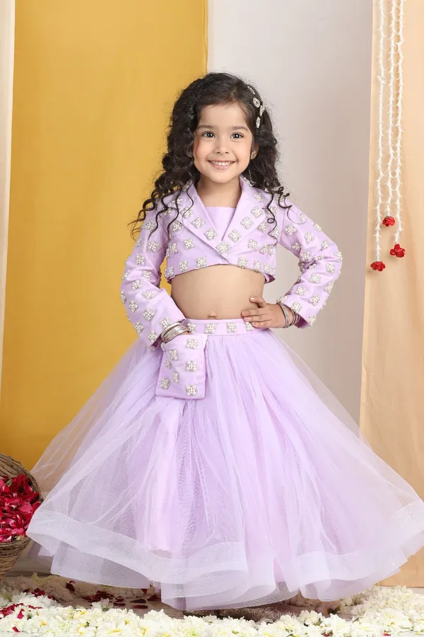 Pearl_N_Swaroski_Work_On_Blouse_N_Lehenga_Belt_With_Net_Flare_Lehenga_Purple