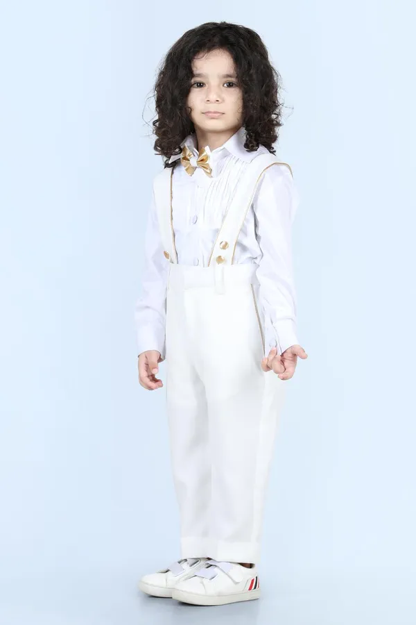 Suspender_Pant_Shirt_Bow_Set_White