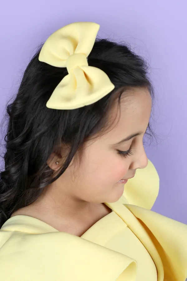A_Line_Dress_Embllished_With_Wavy_Flaps_Yellow