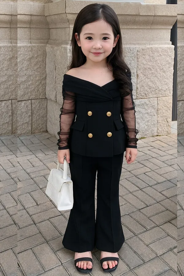 Black_Coord_Set_With_Net_Detailing_On_Sleeves_Black
