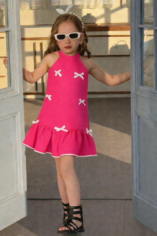 Pink_Halter_Neck_Dress_With_Bow_Detailing_Pink
