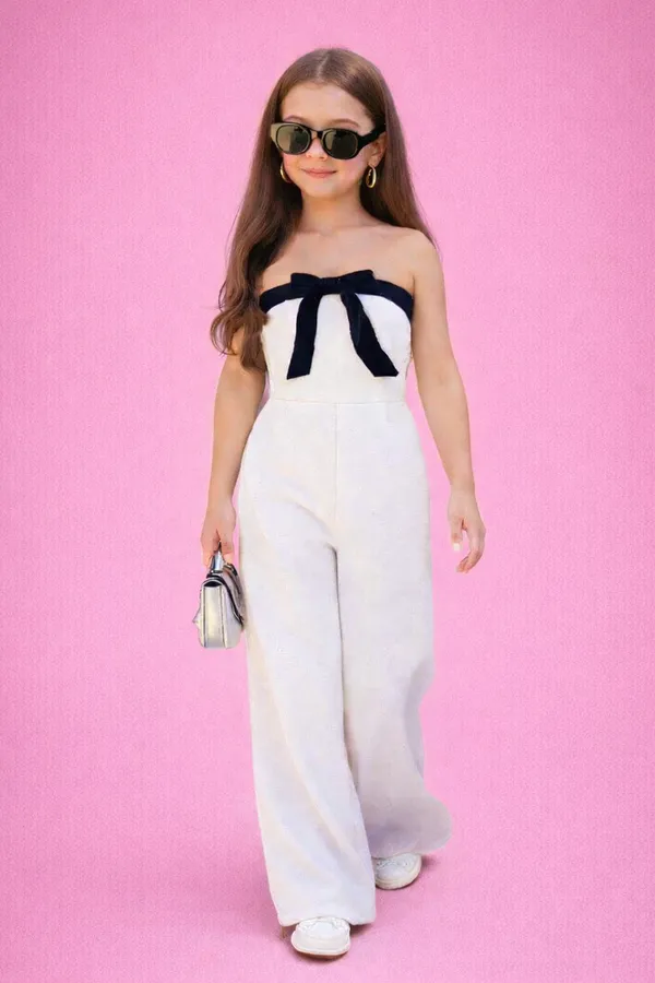 Black_White_Jumpsuit_With_Tube_Style_And_Bow_Detailing_Black_White