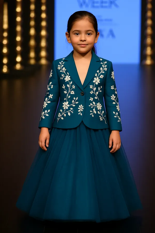 Coat_Top_With_Skirt_Blue
