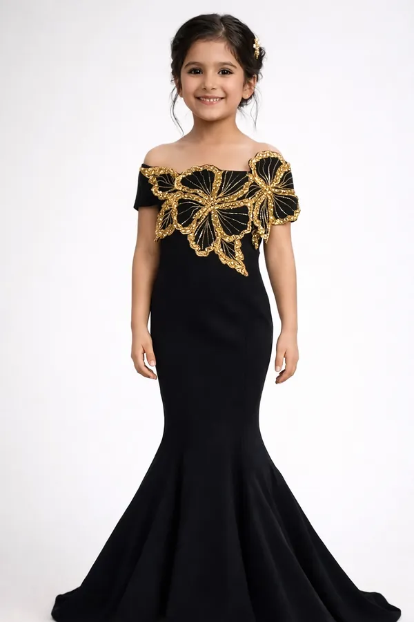 Black_Fish_Cut_Gown_Black