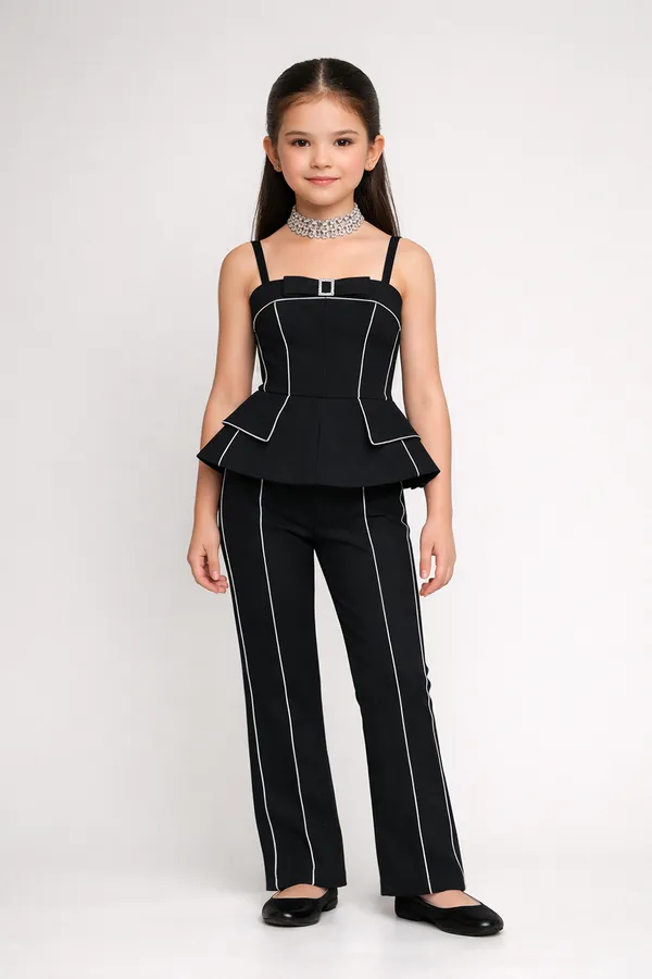 Coord_Set_With_Taping_Detailing_Black