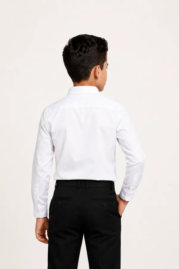 Boys_Shirt_With_Tuxedo_Inspired_Neck_Detailing_Black_And_White