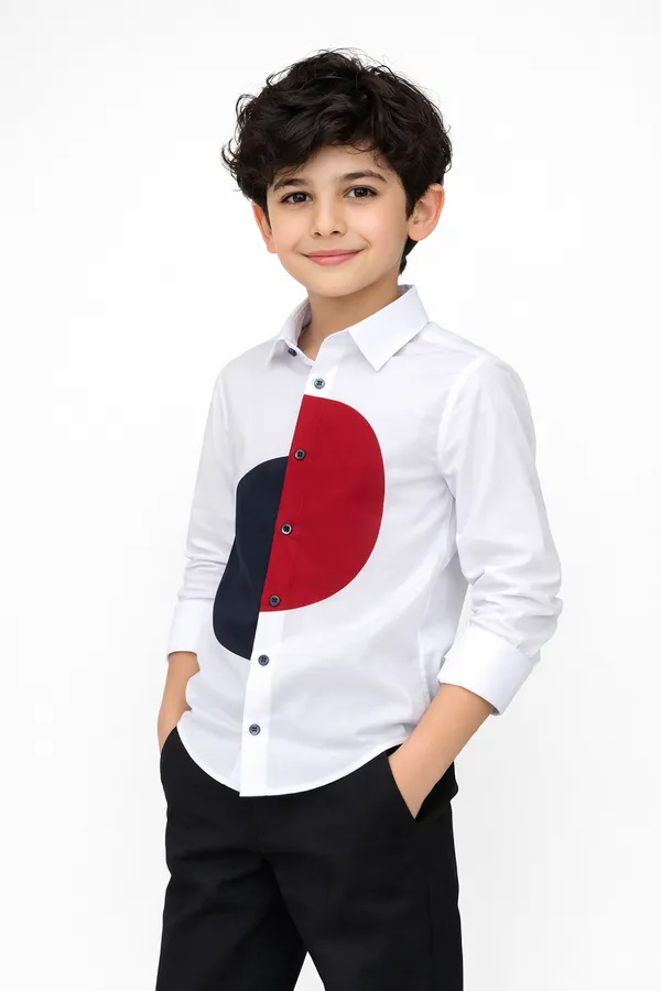 Boys_Shirt_With_Conrast_Panel_Detailing_Black_And_White