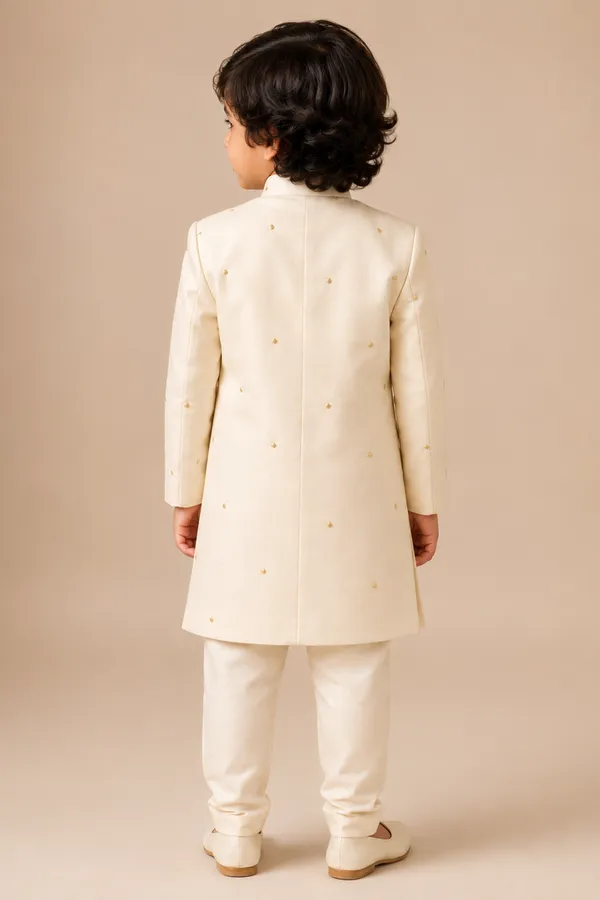 Boys_Ajkan_With_Handcrafted_Floral_Detailing_Off_White