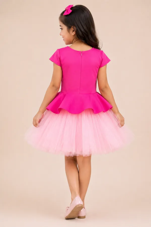 Hot_Pink_Peplum_Dress_With_A_Layered_Tulle_And_Ruffle_Detail_Pink