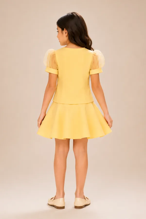 Butter_Yellow_Top_Paired_With_A_Matching_Flared_Skirt_Yellow