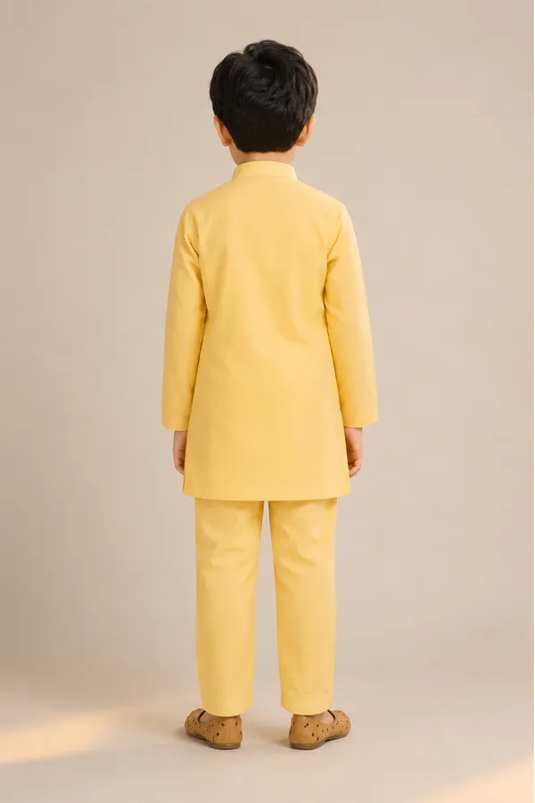 Sunshine_Yellow_Kurta_Paired_With_Pants_Yellow