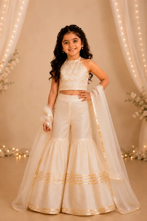 Ivory_Halter_Neck_Crop_Top_With_Gharara_And_Soft_Net_Duppatta_Off_White