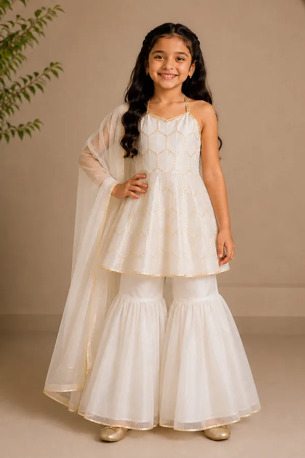 Sleeveless_Suit_With_Gotta_Work_Paired_With_Gharara_Off_White
