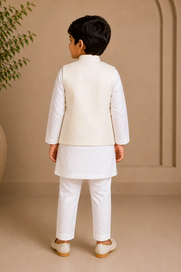 Kurta_Pajama_With_Nehru_Gotta_Work_Bandi_Off_White