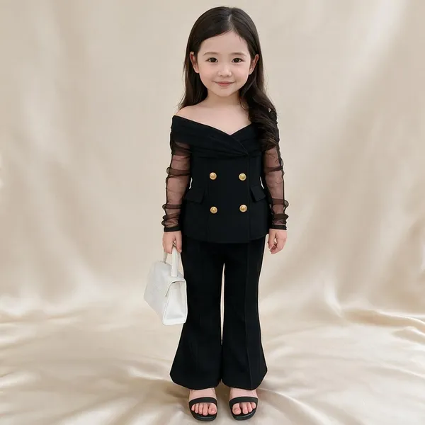 Black_Coord_Set_With_Net_Detailing_On_Sleeves_Black