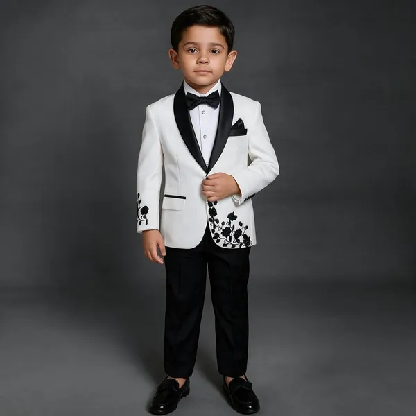 White_Suit_With_Thread_Embroidery_White