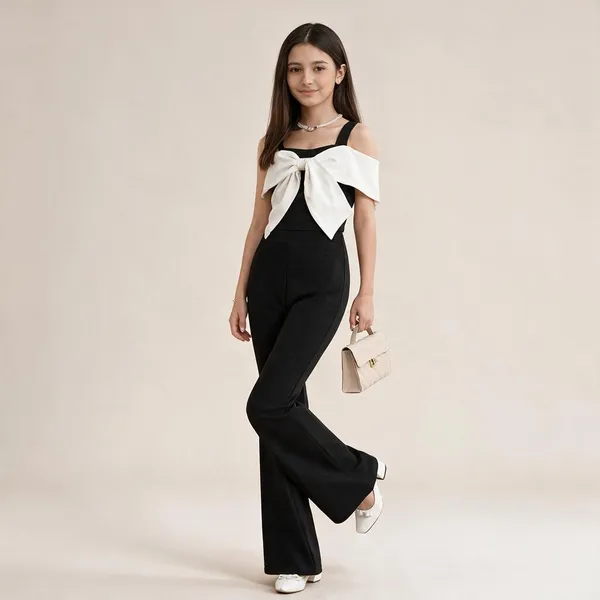 Black_White_Jumpsuit_With_Bow_Detailing_Black_White