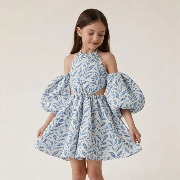 Blue_Cotton_Printed_Dress_Blue