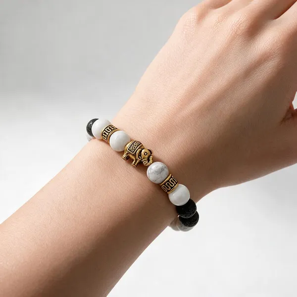 Protection_&_Peace_Bracelet_-_White_Jade_+_Howlite_+_Lava_Stone