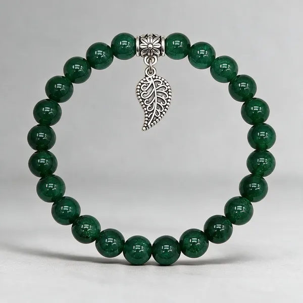 White_Jade_&_Hematite_Grounding_Bracelet