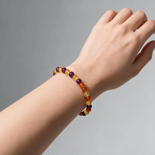 Amethyst,_Carnelian_&_Citrine_Vitality_Bracelet