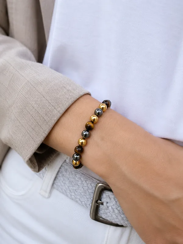 Tiger_Eye_Power_&_Protection_Bracelet_-_Tiger_Eye_+_Hematite_+_Gold-Tone_Hematite/Metal_Beads