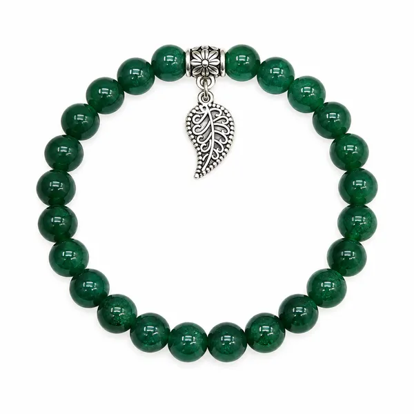 White_Jade_&_Hematite_Grounding_Bracelet